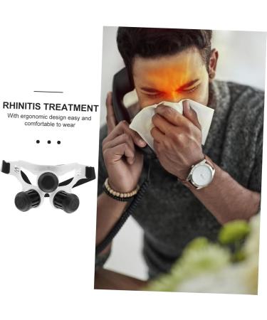 Minkissy 3-Piece Portable Moxibustion Kit - Nasal Moxa Burner & Massage Box for Nose Care | High-Quality White Alloy - Buy Online on GoSupps.com