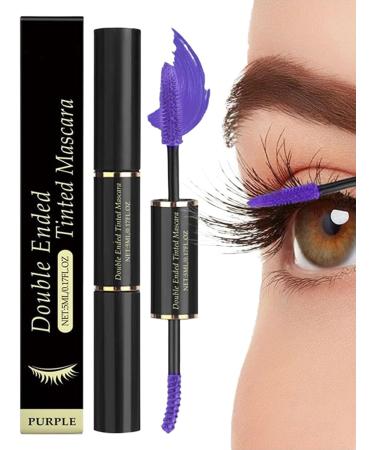 Yabauuop Mascara Waterproof Long Lasting Mascara Waterproof Long Lasting Curly Darkening Thickening Longlasting For Romantic Evening Travel Party Night Out Halloween With Purple - Buy Online on GoSupps.com
