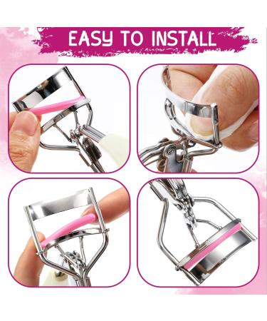 100 Pieces Eyelash Curler Refills Silicone Eyelash Curler Pads Eye Lash Curler Refills Eyelash Curler Replacement Pads Eyelash Curler Refills Fit Universal Eyelash Curler (Pink) - Buy Online on GoSupps.com