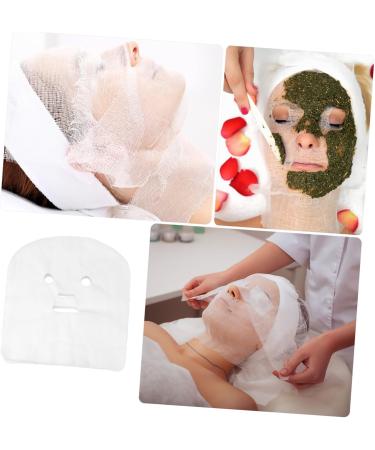 WOONEKY Lot De 100 Masques De Beaut En Coton Pr -d coup s Doux Et Respirants Taille Standard Visage Et Salon De Beaut Usage Professionnel Et Personnel - Buy Online on GoSupps.com