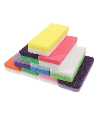 Didiseaon 10 Pi ces Lot De Pierres Pour Talons Exfoliant Double Face Pour Callosit s Et Peaux Mortes Outil De Soins Pour S ches