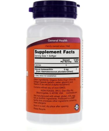 Astaxanthin 4mg 90 Softgels - Cellular Protection - Pack of 2 - Buy Online on GoSupps.com