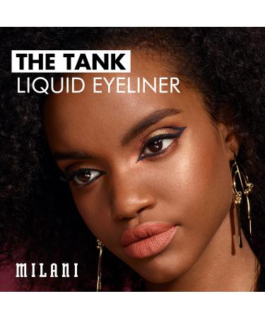Milani The Tank Liquid Eyeliner - No-Skip Waterproof Formula - Black, Long-Lasting & Smudgeproof - Buy Online on GoSupps.com