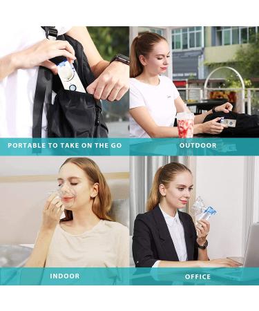 Portable Nebulizer - Handheld Steam Inhaler for Kids & Adults | Personal Atomizer Kit with Accessories - Buy Online on GoSupps.com