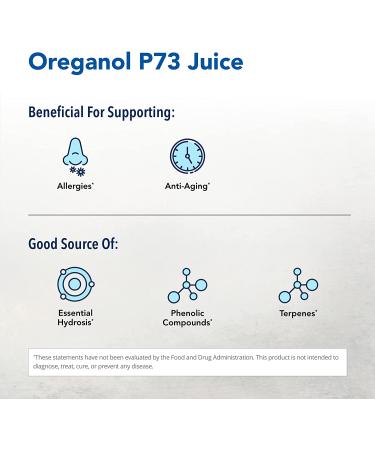 North American Herb & Spice Oreganol P73 Juice - 2 Pack (12 fl oz) - Wild Oregano Oil for Heart, Digestive & Organ Support - Non-GMO - Buy Online on GoSupps.com