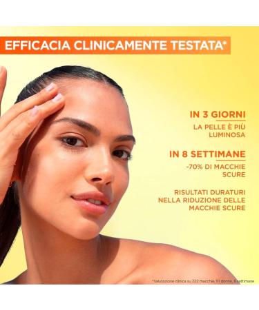  Garnier Garnier Vitamin C Rapid Absorption Anti-Spot Face Serum Formula with Niacinamide and Salicylic Acid Uniform and Brightening Light Texture for Soft Skin - 6 x 30ml Bottles - Buy Online on GoSupps.com