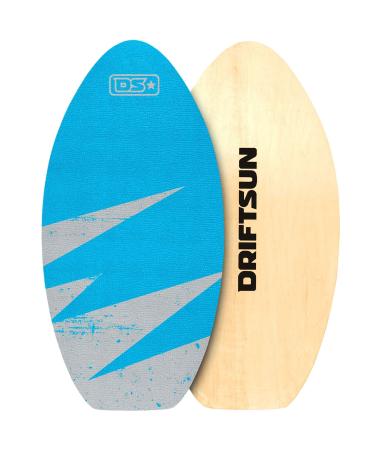 Driftsun Performance Wood Skim Board - 30 & 40 Inch Skimboard with Non Slip XPE Traction Pad, Wax-Free Foam Top Deck, Lightweight and Durable, Ideal for All Skill Levels, for Kids, Teens and Adults