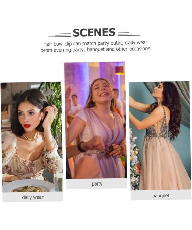 Beaupretty 36 1 Rhinestone Hair Clips Flower Hair Accessories Pink Decor Bridal Hair Bedazzler Hair Jewelry for Women Braids Wedding Hair Accessories Spiral Hair Clips Pins Rhinestones Miss - Buy Online on GoSupps.com