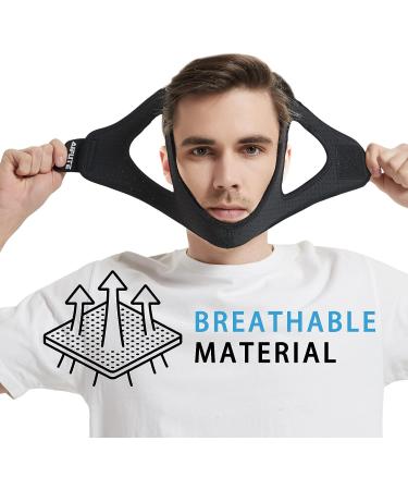 AIFUTE Adjustable Anti-Snoring Chin Strap for CPAP Users - Keep Mouth Closed for Better Sleep - Stop Snoring with Comfortable Strap - Men and Women - Buy Online on GoSupps.com