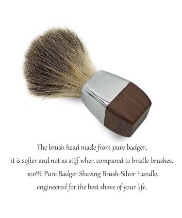 Classic Shaving Kit - Badger Hair Brush Soap Bowl & Stand | Ideal Men's Gift - Double Edge Razor Compatible - Buy Online on GoSupps.com