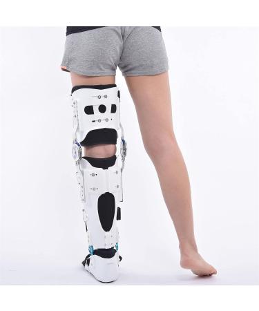 Adjustable Hip Joint & Knee Brace - Post Op Support for Meniscus Tears | Breathable Full Leg Immobilizer - Buy Online on GoSupps.com