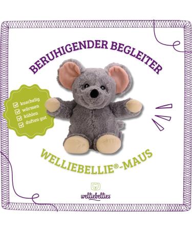 Welliebellies Cuddly Warming Pillows for Children | Soothing Herbal Fragrance & Comfort (Mouse) - International Shipping Available - Buy Online on GoSupps.com