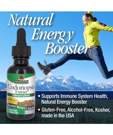 Nature's Answer Codonopsis Root - Organic Alcohol-Free Immune Support & Natural Energy Booster | 1 Fl Oz - Buy Online on GoSupps.com