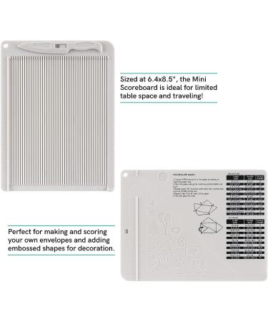Mini 6.4x8.5 Multi-Purpose Scoring Board & Envelope Maker Set for Card Making and Crafts Projects - Buy Online on GoSupps.com
