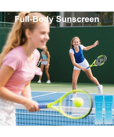 20PCS Mini Sunscreen with Hyaluronic Acid SPF50+ PA+++ Travel Size Sunscreen Bulk (4ml Each) Lightweight & Non-Greasy & Hydrating Waterproof Face & Body Sunscreen for Outdoor Vacation Daily Use - Buy Online on GoSupps.com