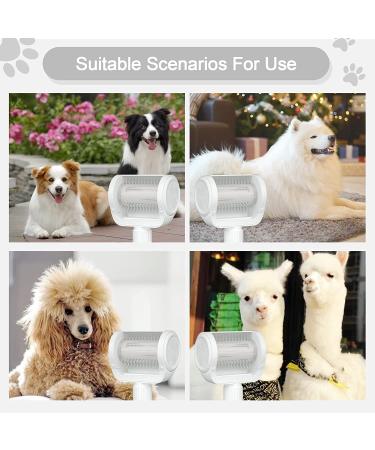 HOMREALM Electric Dog Brush - High-Efficiency Slicker Brush for Long Haired Dogs | Eco-Friendly Pet Grooming Tool for Shedding | Portable and Time-Saving - Buy Online on GoSupps.com