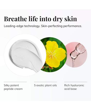 Le Mieux Bio Cell Rejuvenating Cream - Triple Peptide Facial Moisturizer with Hyaluronic Acid, Squalane, and Rose Hip - Day & Night Face Cream (1.75 oz / 52 ml) - Buy Online on GoSupps.com