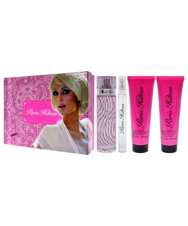 Paris Hilton by Paris Hilton 4 Piece Gift Set women with Travel Spray - Buy Online on GoSupps.com