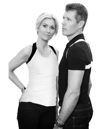 Classic Brace for Shoulders & Upper Back Pain Relief - Adjustable Fit (Female M-L/Male M) - Black - Buy Online on GoSupps.com