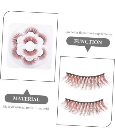 POPETPOP 4 Pairs natural fake lashes natural false lashes natural false eyelashes makeup fake eyelashes false lashes wispy false eyelashes fluffy women fake lashes 3d Imitation make up - Buy Online on GoSupps.com
