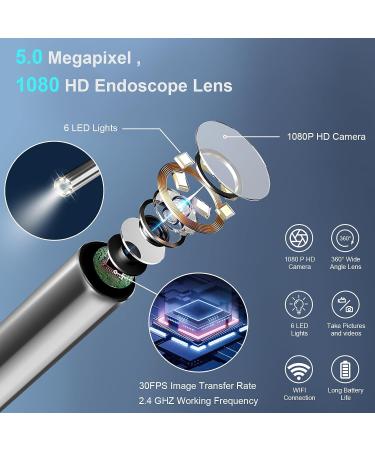 Premium Ear Wax Removal Tool with 1080P HD Camera & LED Light Complete Ear Cleaning Kit for iOS & Android - Buy Online on GoSupps.com