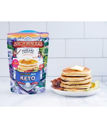 Birch Benders Keto Pancake & Waffle Mix - Low-Carb, High Protein, Grain-free, Gluten-free, Keto-Friendly 3 Pack (10oz each) - Buy Online on GoSupps.com