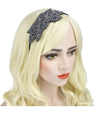1920s Disco Ball Women's Headband | Gatsby Costume Accessory | Vintage Flapper Hair Band with Sequins & Pearls - Buy Online on GoSupps.com