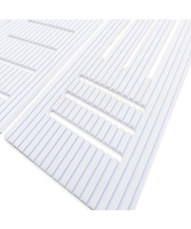 AQUBONA 3-Piece Stomp Pad Surfboard EVA Traction Pad with 3M Adhesive - Professional Tail Pad for All Boards - Surfboards, Shortboards, Longboards, Skimboards - White Line Design - Buy Online on GoSupps.com