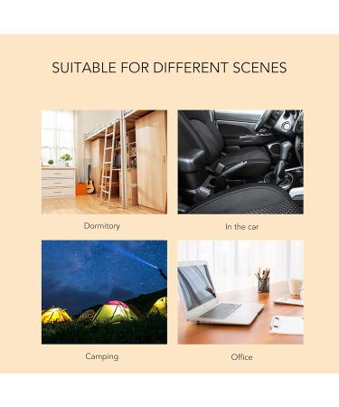 Haofy Union Ceiling Heater - Fast Warming Electric USB Mesh Cover for Students & Office Workers - Large Heating Surface (Black) - Buy Online on GoSupps.com