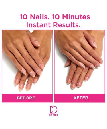 Dr. Dana Nail Repair - Nail Strengthener for Damaged & Thin Nails, Exfoliator, Moisturizer & Primer Included - Buy Online on GoSupps.com