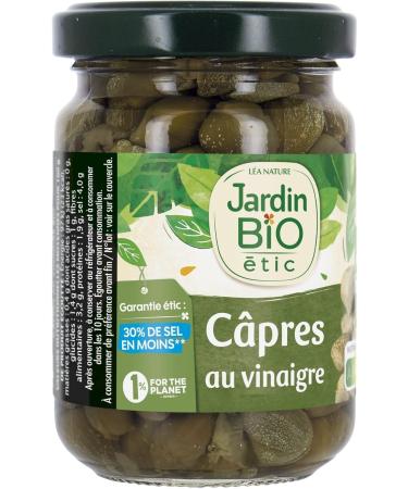 Jardin BiO tic - Capers in vinegar - organic - Salty - AB certified - 90g jar - Buy Online on GoSupps.com