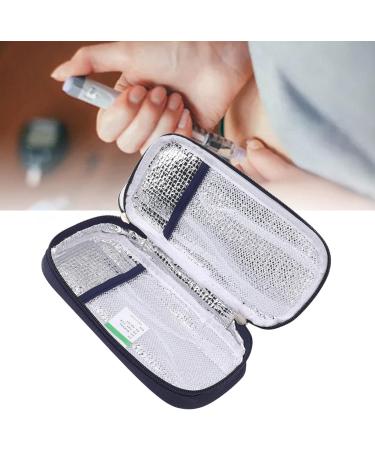 Portable Insulin Cooler Bag - Type D | Insulin Carrying Case with Zipper | Easy Open/Close & Good Insulation - Ideal for Outdoor Use - Buy Online on GoSupps.com