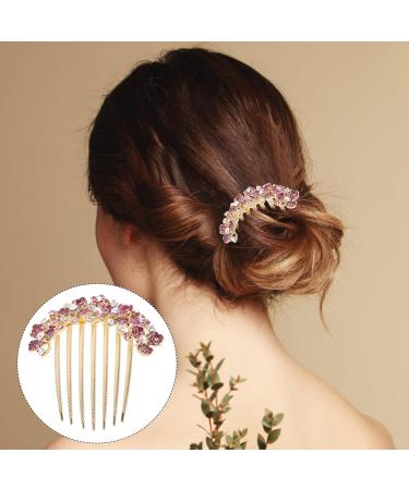 Beaupretty Hair Jewelry Hair Accessories for Women Bridal Hair Accessories Wedding Hair Accessories Decorative Hair Comb Wedding Hair Combs Bridal Hair Comb The Flowers Hair up Alloy Bride Pink - Buy Online on GoSupps.com