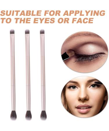 IWOWHERO 20pcs Double Brush Makeup Brush Cosmetic Eye Brush Makeup Tools Cosmetics Brush Golden  - Buy Online on GoSupps.com