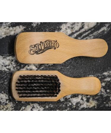 Suavecito Barber Brush - Wood Handle for Hair Cutting and Cleaning | Fade Barbershop Essential - Buy Online on GoSupps.com