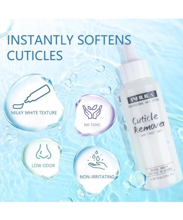 NXJ INFILILA Cuticle Remover 100ml - Instant Cuticle Softener Gel for Hand & Foot Care | Professional Nail Care & Gifts for Women - Buy Online on GoSupps.com