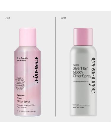 Eva NYC Kweeen Silver Hair and Body Glitter Spray 4.9 oz Kween Silver Hair & Body Glitter Spray - Buy Online on GoSupps.com