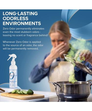 Zero Odor Multi-Purpose Household Odor Eliminator Trigger Spray - 8oz Unscented - Pack of 1 - Buy Online on GoSupps.com