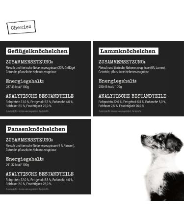 Chewies Maxi Ankle Training Leckerli Mix - 12 x 200g Sugar-Free High Meat Dog Snacks - Ideal Training Treats - Buy Online on GoSupps.com