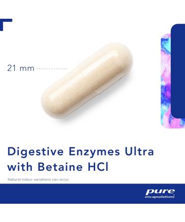 Pure Encapsulations Digestive Enzymes Ultra with Betaine HCl - Vegetarian Formula - 90 Capsules - Buy Online on GoSupps.com