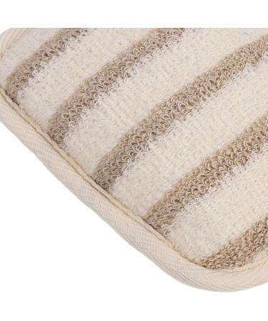 Exfoliating Sponge Pad - Double-Sided Deep Cleaning Shower Scrubber | Linen | International Shipping - Buy Online on GoSupps.com