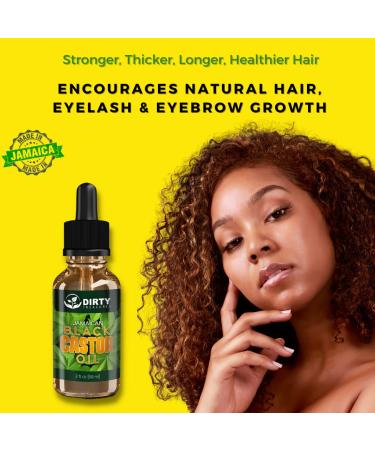 Organic Jamaican Black Castor Oil - Hexane-Free, 2oz | Hair Growth & Skin Conditioning - Buy Online on GoSupps.com