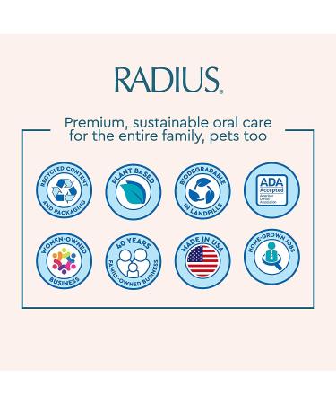 RADIUS Organic Kids Toothpaste 3oz Pack of 2 - Coconut Banana Flavor, Non-Toxic, Gluten-Free, USDA Organic, Improves Gum Health for Ages 6 Months and Up - Buy Online on GoSupps.com