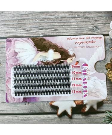 200 Pcs Individual Lashes Set - 30D/40D/50D Wispy Clusters | 0.07mm Mixed Lengths | C Curl Eyelash Extensions with Glue & Tweezers Kit - Buy Online on GoSupps.com