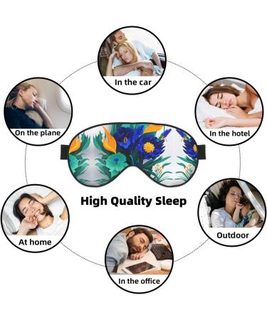 Flower Butterfly Soft Sleep Eye Mask | Breathable Eye Patch for Women | Ideal for Travel & Relaxation - Buy Online on GoSupps.com