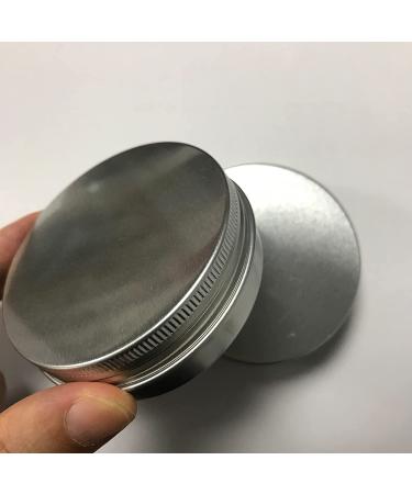 24 Pack 2 Oz Screw Top Aluminum Tin Cans for Lip Balm, Cosmetics & Candles - Metal Storage Jars with Screw Cap for Makeup, Salve & Tea - Buy Online on GoSupps.com