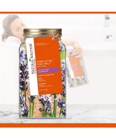 Natural Solution Bath & Body Gift Set - Relaxing Lavender Oil Body Wash Hand Soap Charcoal Soap & Bath Salt - Ideal Birthday & Christmas Personal Care Gifts (4 in 1 - Buy Online on GoSupps.com