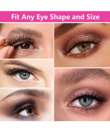 Self Adhesive Reusable Eyelashes - No Glue Needed | Easy to Apply False Lashes for Natural Look | 2-Pairs Yellow - Perfect Gift for Women - Buy Online on GoSupps.com