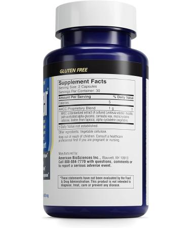 ImmPower AHCC Mushroom Extract Immune Support Supplement - 60 Vegetarian Capsules, 500mg - Supports Cytokine Function - Boosts Immune System for Adults - Buy Online on GoSupps.com