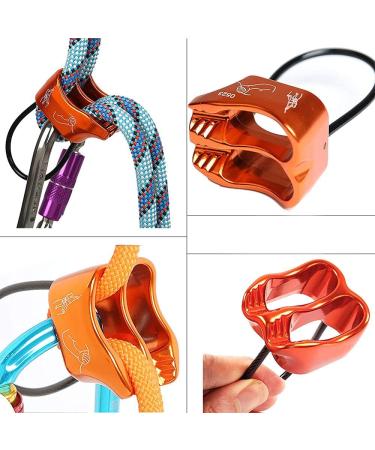 ANCLLO 25kN Aluminum V-Groove Descender - Professional Climbing Belay Device for Safety & Abseiling | International Shipping Available - Buy Online on GoSupps.com